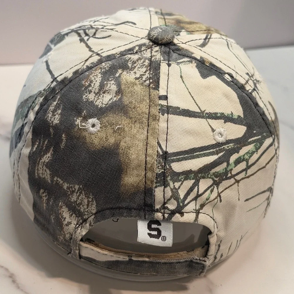 Top of the World Michigan State Spartans Camo Hat Mens Real Tree Adjustable Cap
